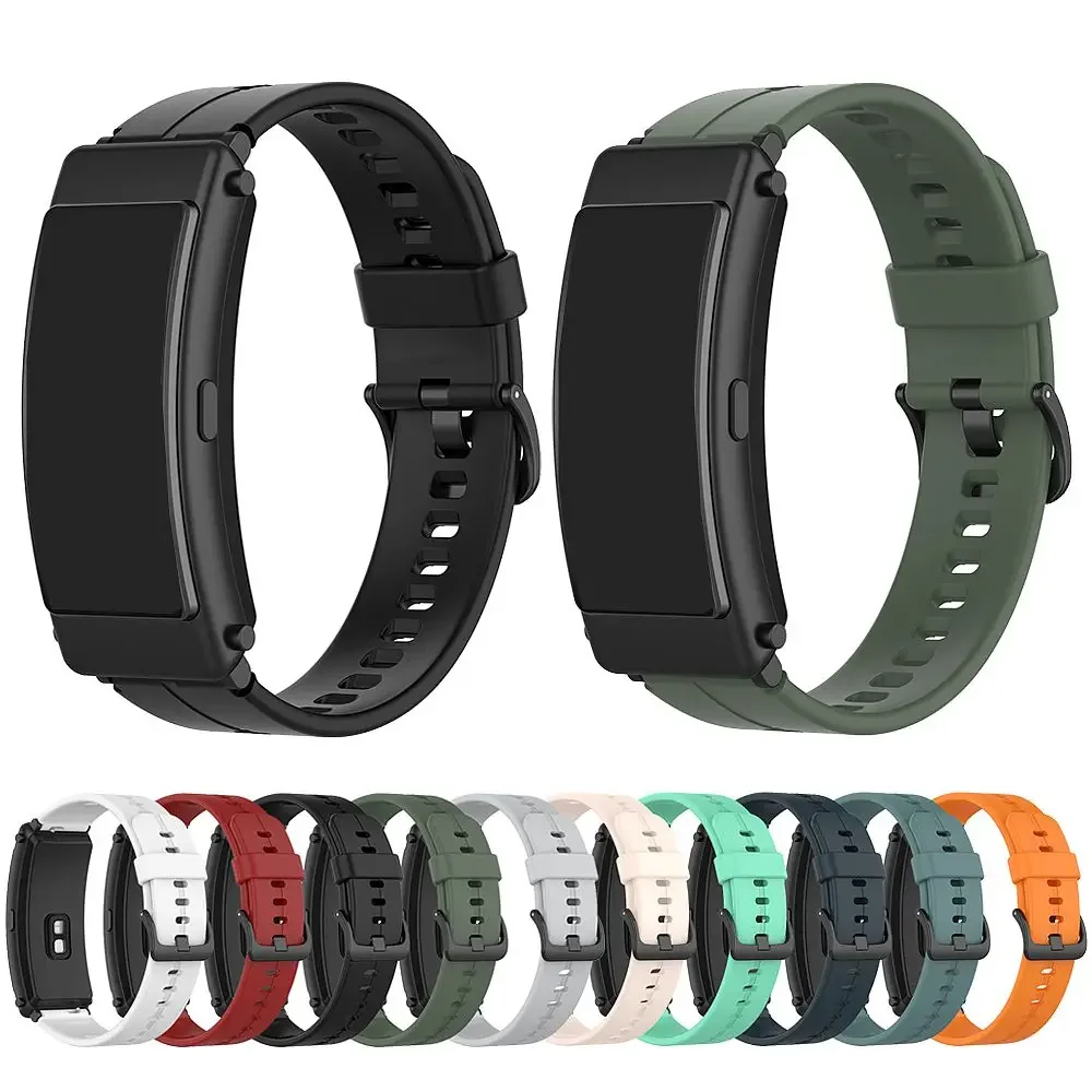 Silicone Watch Band for HUAWEI TalkBand B7 B6 B3 Keep B4 Bracelet Strap 16mm Sport Wristband for Huawei Watch Fit Mini Watchband