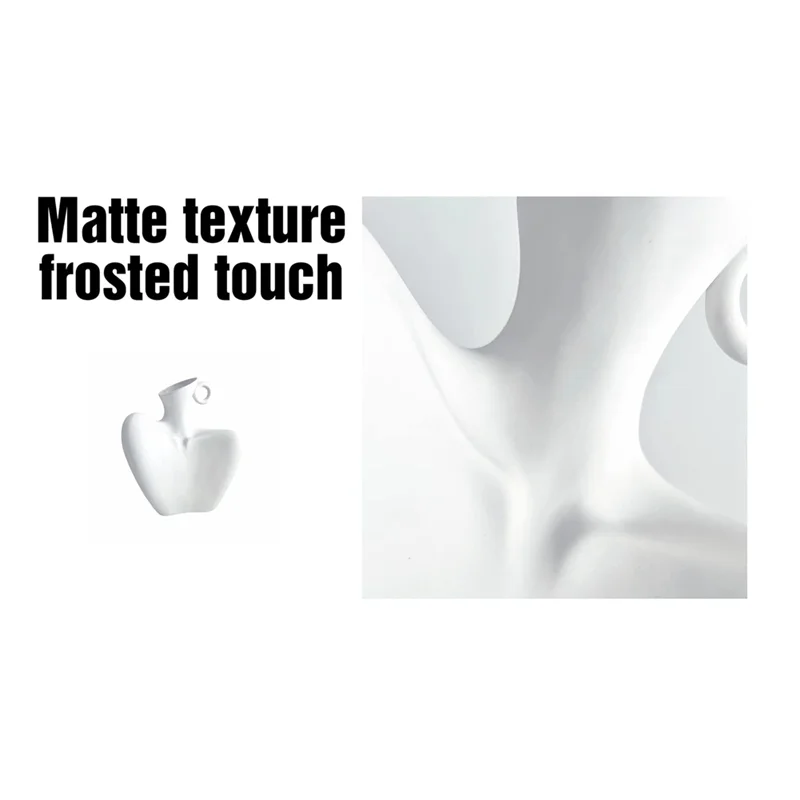 

Female Form Body Shape Flower Vase Living Room Body Art Clavicle Vase For Home Decor