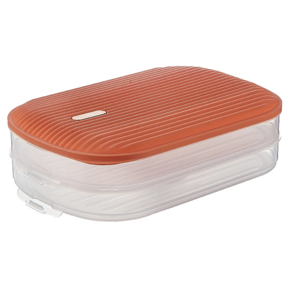 

Food Storage Box Fridge Container Refrigerator Fresh Containers Egg Plate Compartment Preservation Kitchen Box Vegetable Fruit