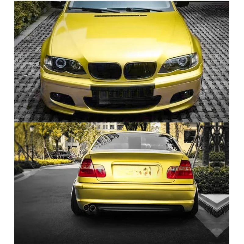 Car Body Modification Parts Bumper Assemb Side Skirt 3 Series E46 Sedan 4 MT Style Bodykit E46