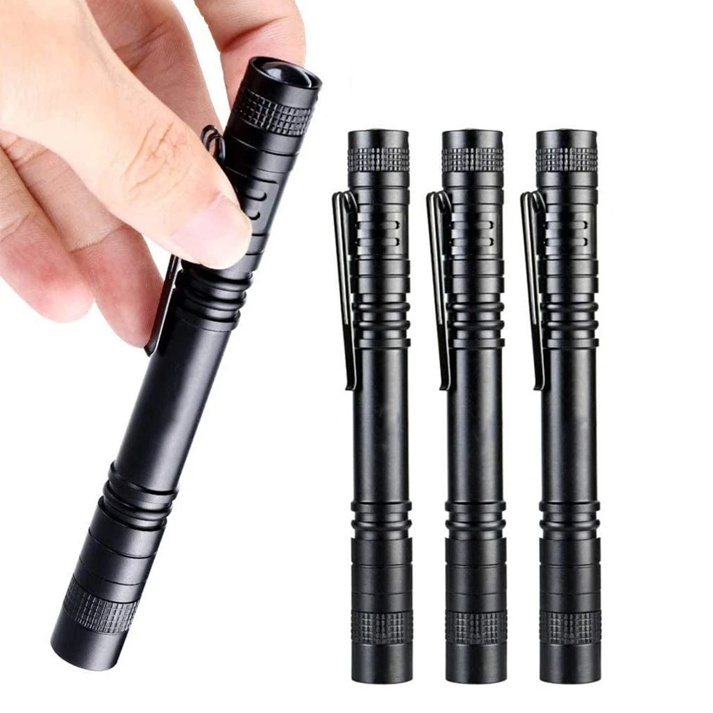 

LED Flashlights LED Pocket Pen Light Small Compact Flashlights with Clip for Tight Spaces Police Inspection Nurses Medical Use