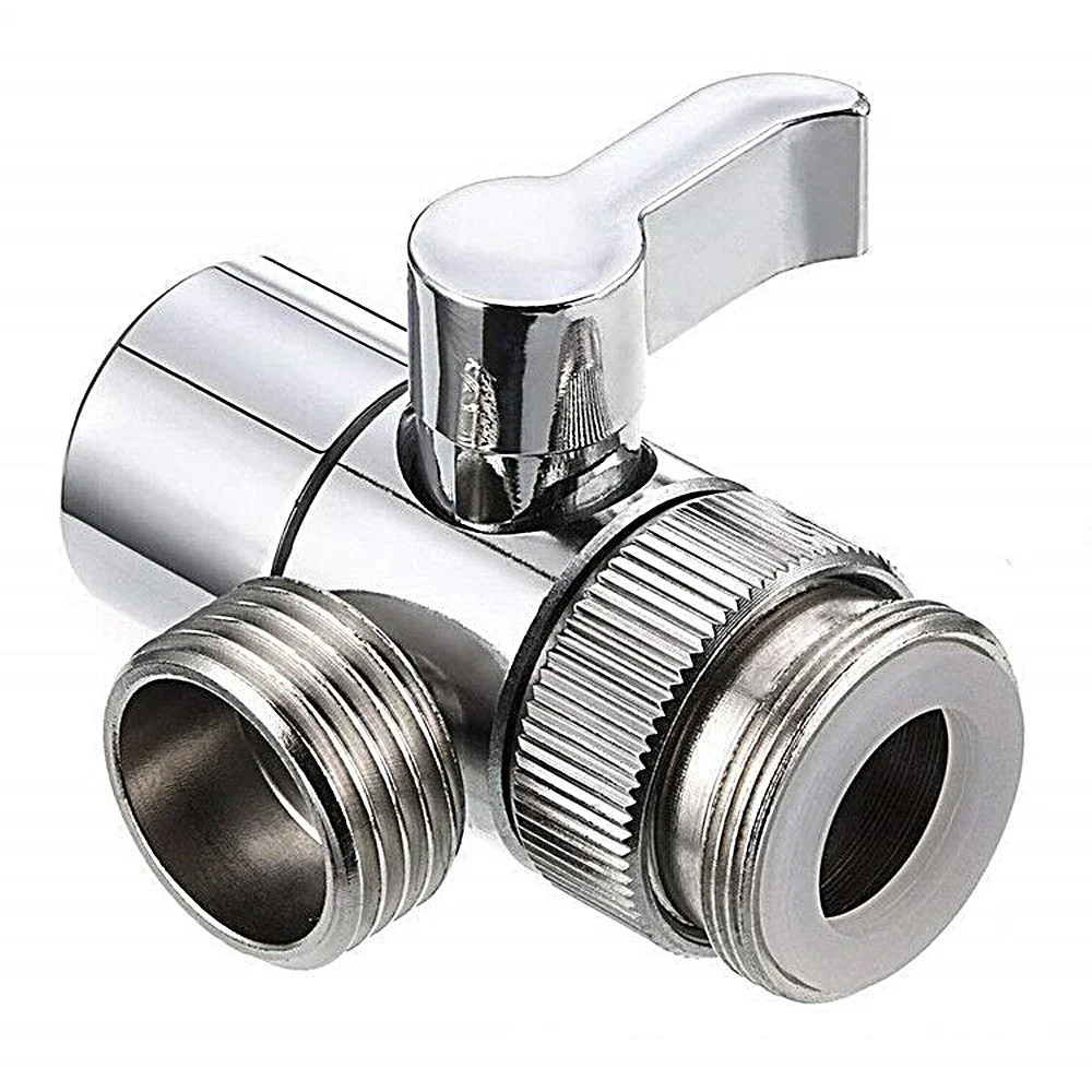 3 Way Water Tap Connector Leak-Proof Faucet Diverter Valve Faucet Connector Splitter Easy-To-Install for Bathroom Kitchen