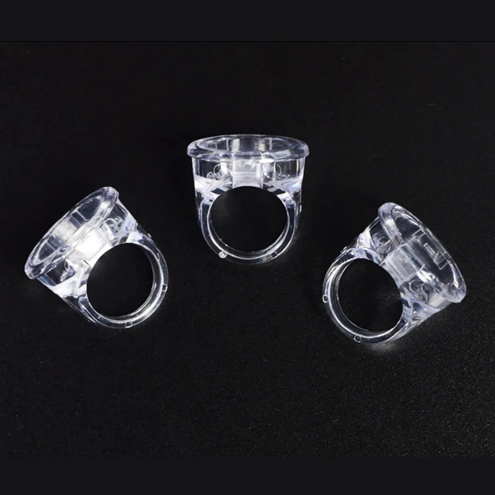 1PC Tattoo Holder Ring Container with Lid Cover Cap High Quality Permanent Makeup Microblading Tool Tattoo Pigment Ink Ring Cups