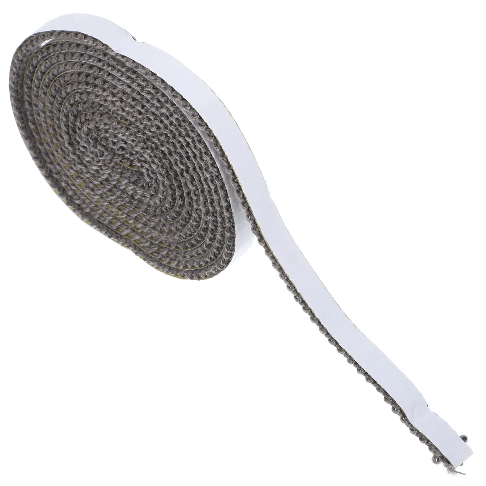 

1 Roll Fiberglass Flat Stove Rope Self Stick Sealant Tape for Wood Stove Door Gasket High Temp Fireplace Seal Rope Replacement