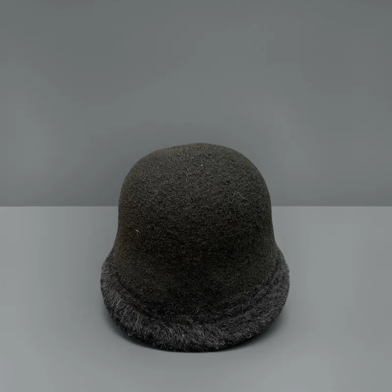 

Durable Fashion Felt Bucket Hat Business Quality Cold - Weather Accessory Couples Romantic Festival Gift Stylish Similar Hats