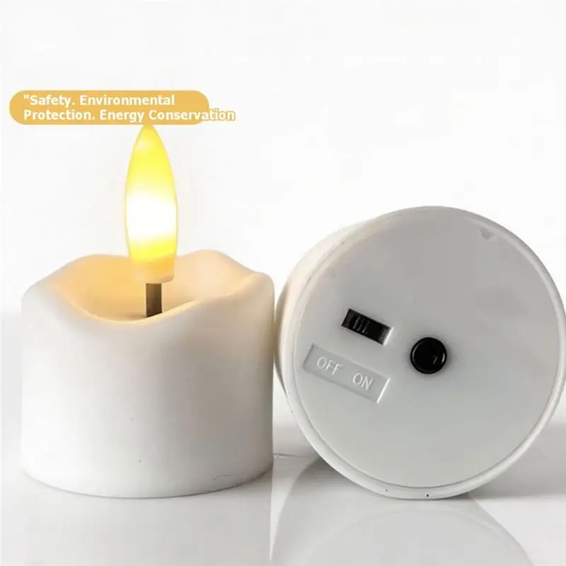 FYBL-4Pcs Rechargeable LED Candles With Remote Control LED