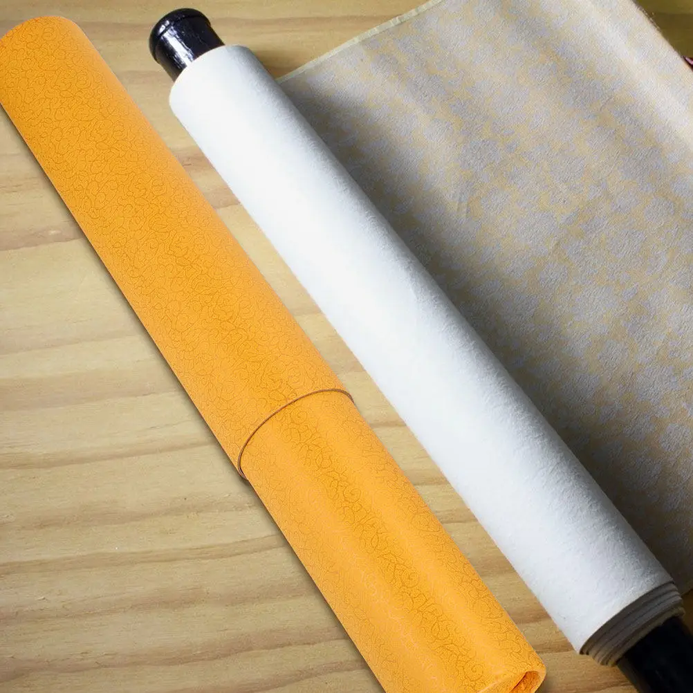 2Pcs Scroll Storage Box Stylish Calligraphy Tube for Painting Scrolls Art Display and Protection Universal Size Container