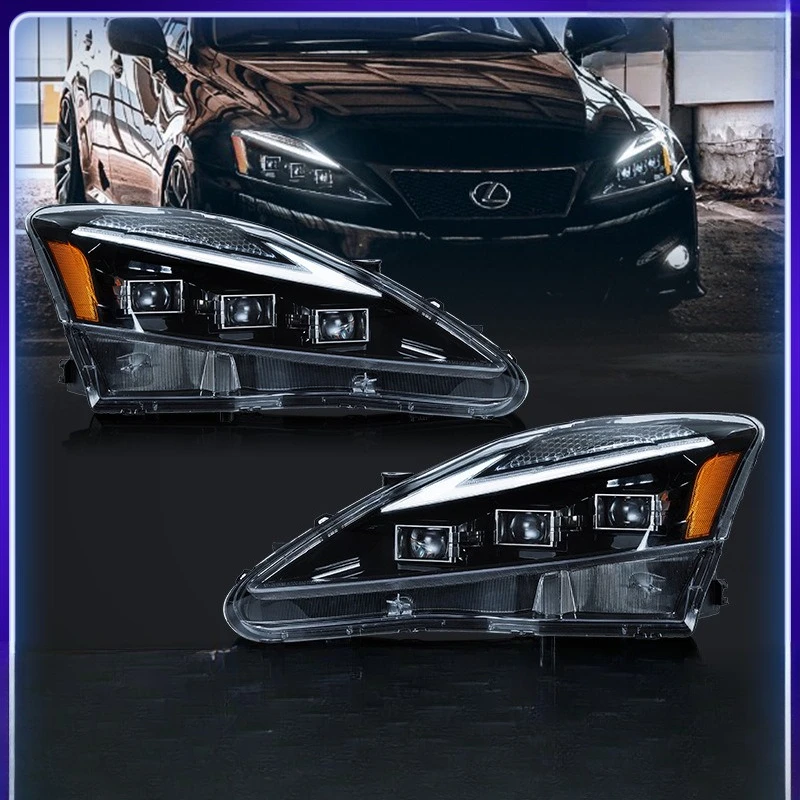 Modified lights are suitable for 06-12 Lexus IS250 IS300 lens automotive LED headlight assembly
