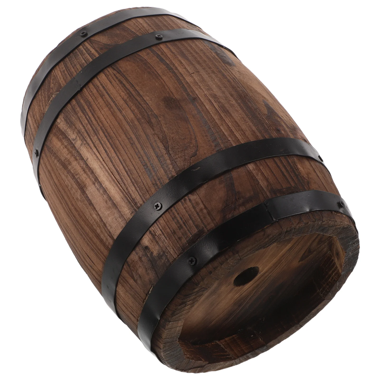 

Vintage Wood Umbrella Bucket Stand Entryway Tall Umbrella Holder Cane Organizer Indoor Porch Storage Rack Walking Stick Holder