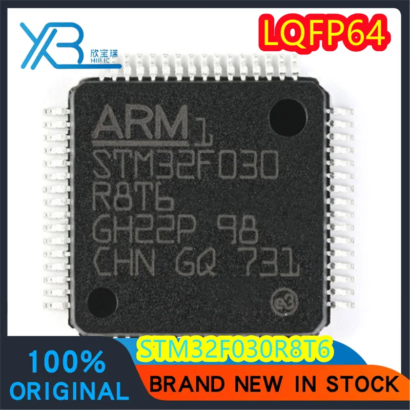 (2/50 pieces) STM32F030R8T6 STM32F030 LQFP-64 ARM Cortex-M0 32-bit microcontroller MCU Original authentic spot delivery fast