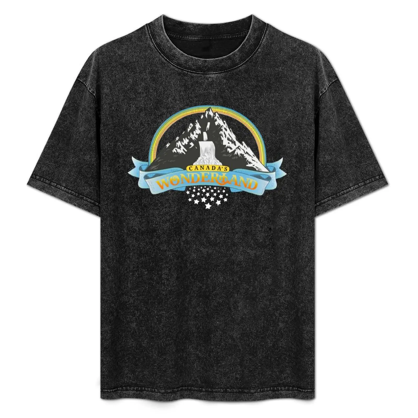 

Canada's Wonderland Logo '81-'93 T-Shirt Casual Pattern Print Tee Shirt
