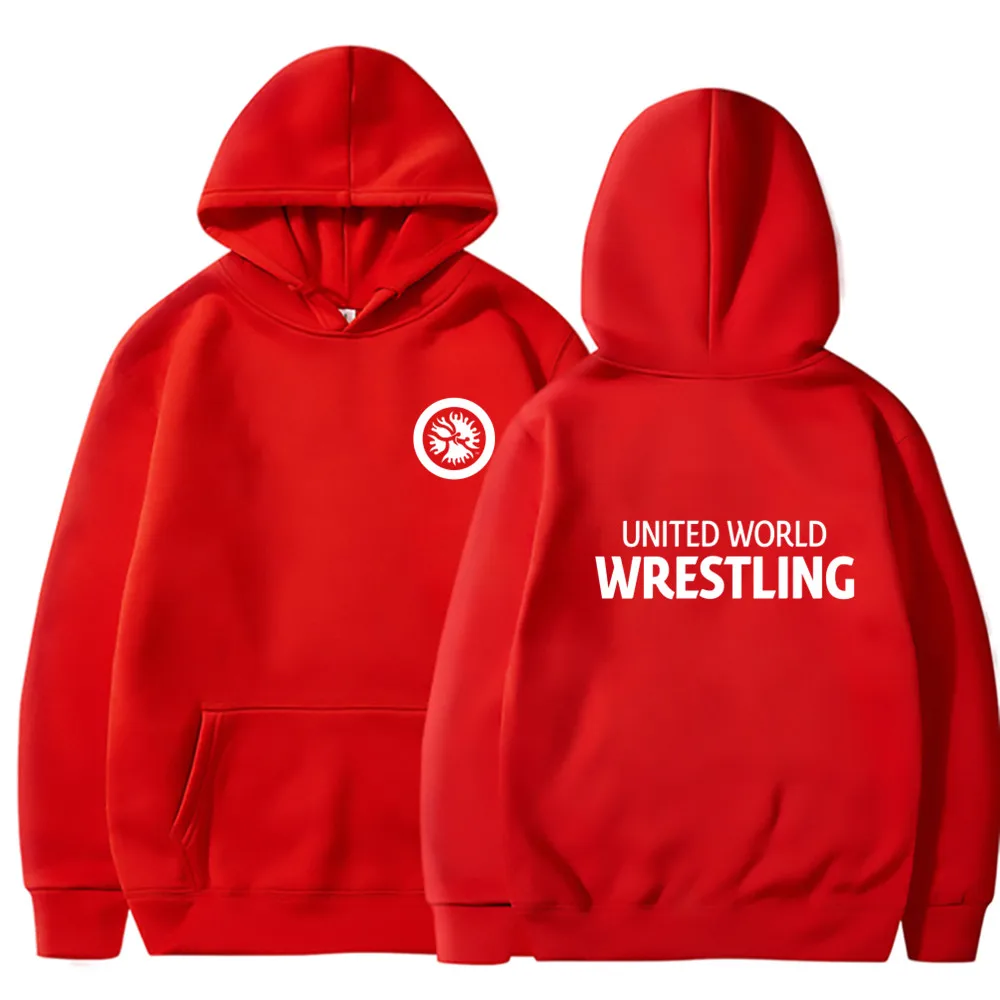 Herbst Winter United World Wrestling Sweatshirt Coole Herren Pullover Mode UWW Hoodies Unisex Streetwear Tops – Detail 10