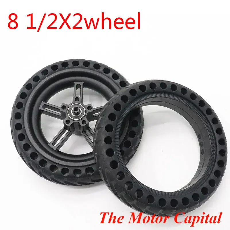 81/2X2wheel For Xiaomi Mijia M365 Scooter rear Wheels 8 1/2X2  Electric Skate Board 8.5 inch solid wheel alloy rims