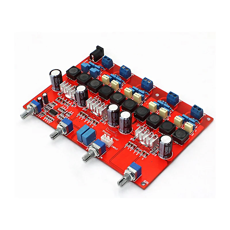 

opzig TPA3116 digital power amplifier Board 4.1 stereo channel audio amplifier Circuit board 100W+50W*4 DIY home amplifier