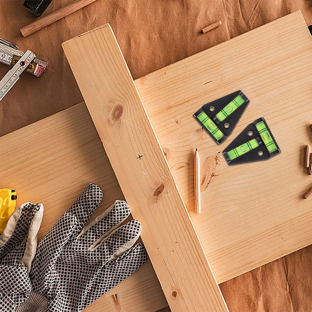 

4pcs Magnetic Bubble Level For Rv Trailer 3D Printer Telescope Camera Tripod Cross-Check Portable Mini Plastic Tool