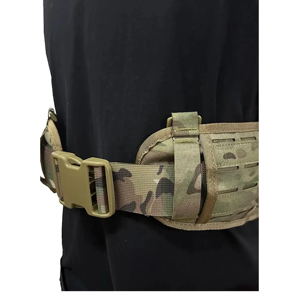 Outdoor Sports Laser Cutting MOLLE Waist Belt Waistband