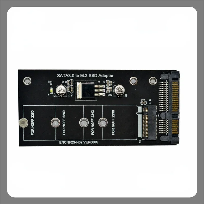 M2 para Raiser Adaptador SATA, Adicionar no Cartão, NGFF M.2, Cartão de Expansão SATA SSD, B Key Support, 30mm, 42mm, 60mm, 80mm