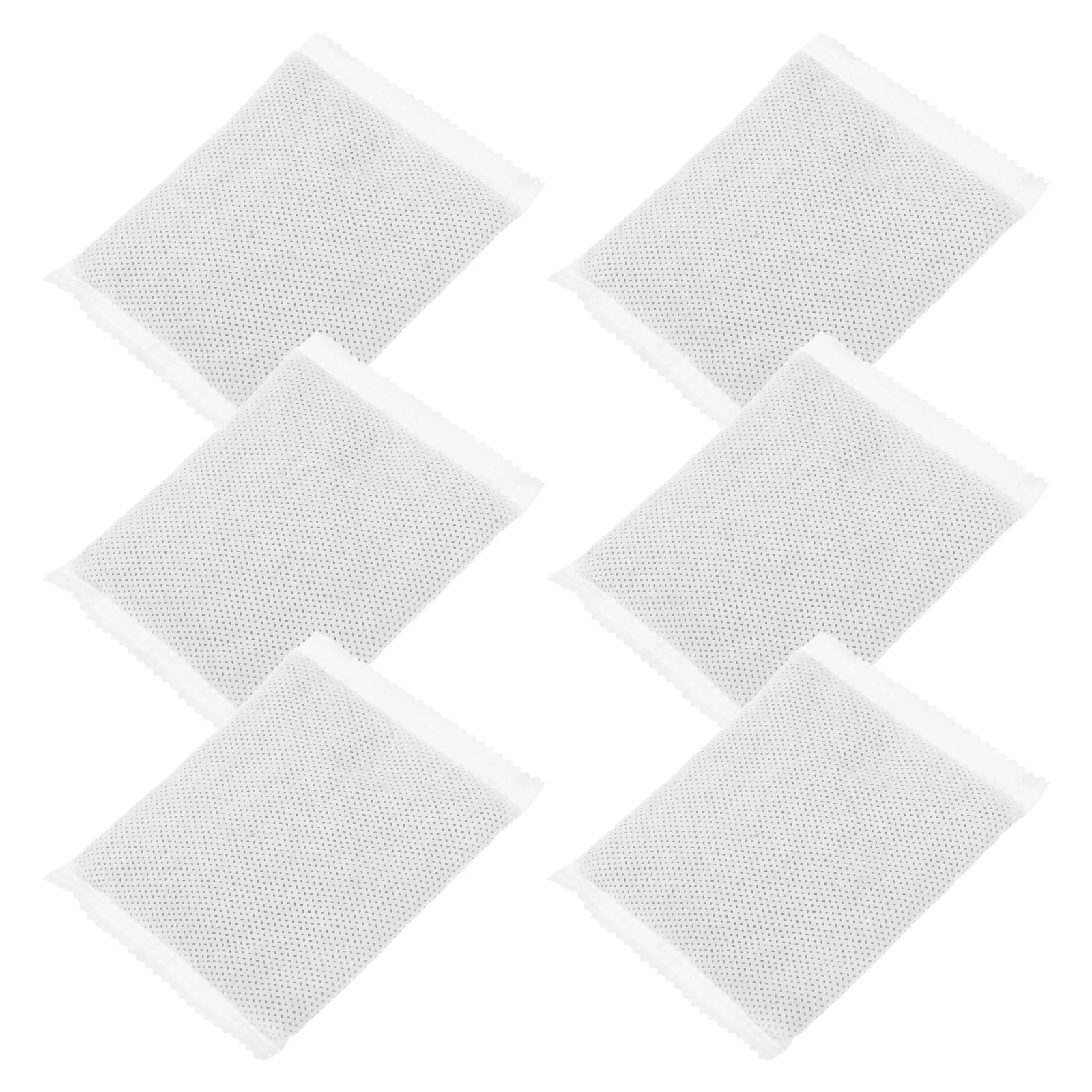 

6 Pcs Activated Charcoal Filters for Cat Litter Box Self Cleaning Deodorant White Refills Friendly Materials High Efficiency