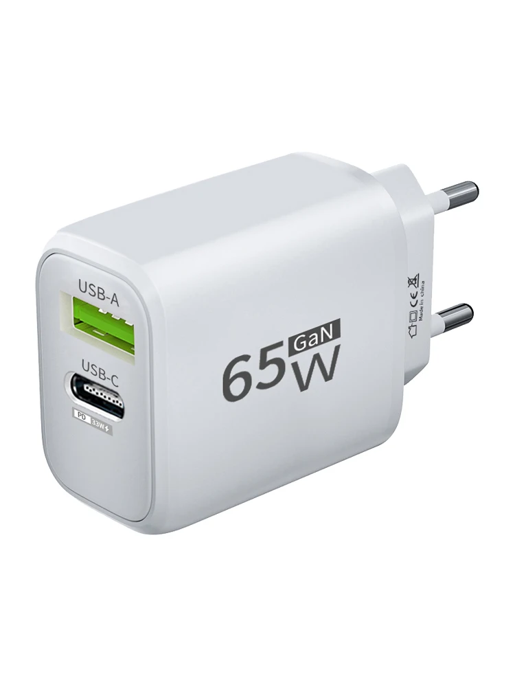 Ładowarka USB 65W GaN Type C Szybkie ładowanie PD Zasilacz Quick Charger 3.0 Do iPhone 15 Xiaomi POCO Samsung Oneplus — zdjęcie 2