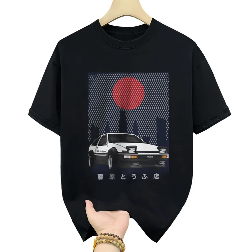 

Fujiwara Tofu Car Initial D - Mountain Drift Racing Manga Gift T shirt Street Racer Anime print Graphic clothes All size Tops