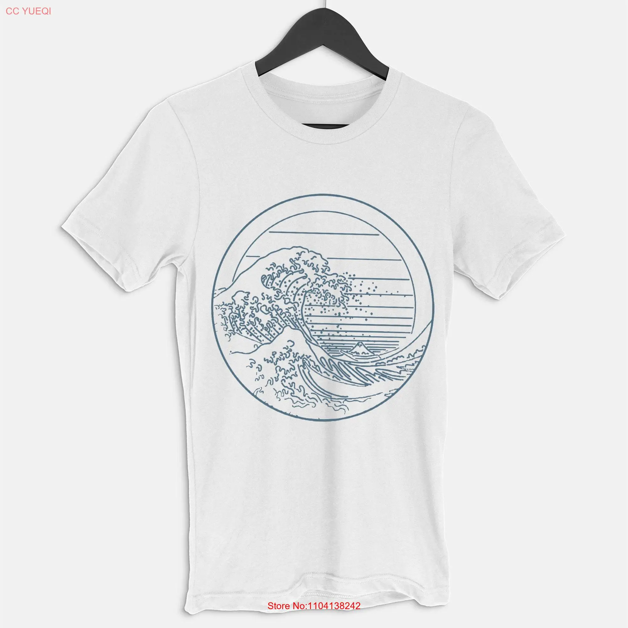 Tsunami Wave Japan T Shirt long or short sleeves