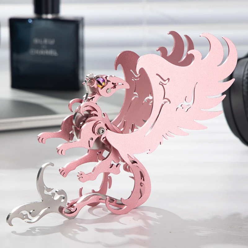 

MOKR Princess Cat 3D Metal Jigsaw Puzzle Children's Toy DIY Assembly Model Christmas New Year Birthday Gift Education Training