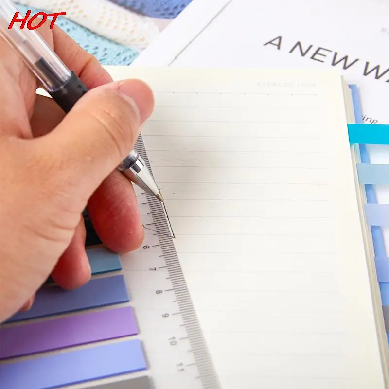 200sheets Morandi Sticky Tabs Sticky Notes  Tabs Page Markers Memo Pad Stickers Notepad Book Annotation Office School Cute