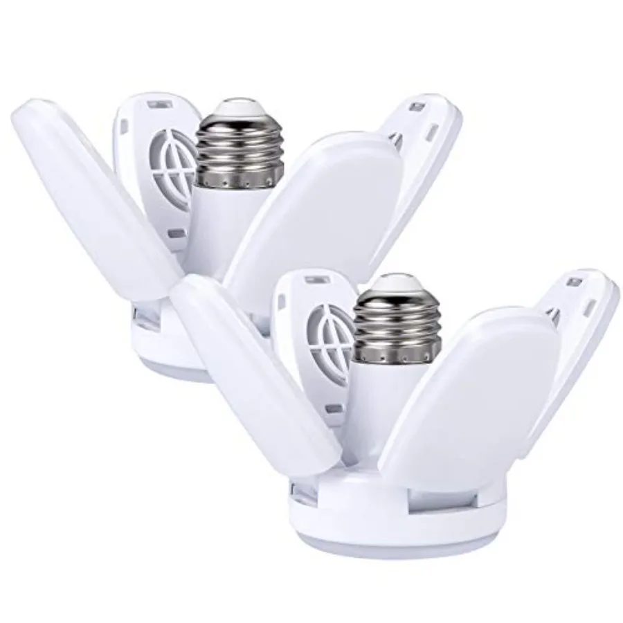 2 Pack Super Bright LED Garage Light Bulbs