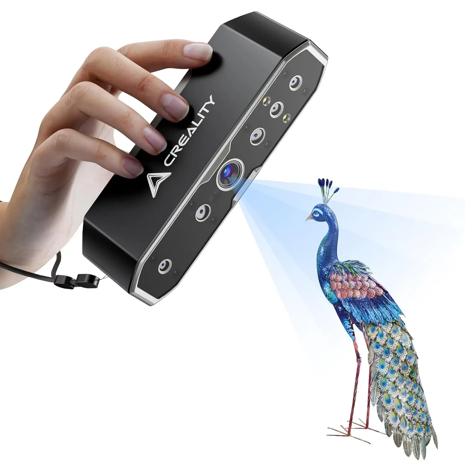 

Creality CR-Scanner Otter Portable Handheld 3D Scanner 0.02mm High-Accuracy 24-bit 20fps Anti-shaking Full-Color Scanning for K1