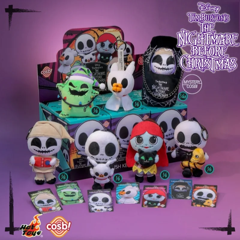 

Новое поступление, популярные игрушки 2025 года, «Кошмар перед Рождеством», коллекция плюшевых брелоков Cosbi, слепая коробка, милый приятель, модная игрушка в подарок