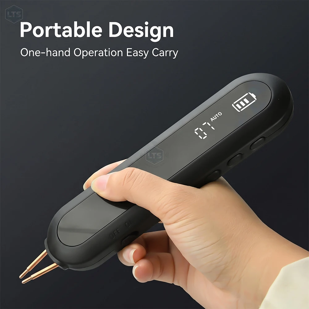Portable 800A 12 Gear Handheld Spot Welder 18650 Battery Welding Machine DIY Kit with LED Light For Cell Phone Battery Repair