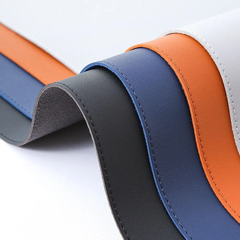 Multifunctional Dual Side PU Mouse Pad PU Leather Waterproof Table Cover Large Size Solid Color Keyboard Mousepad Office