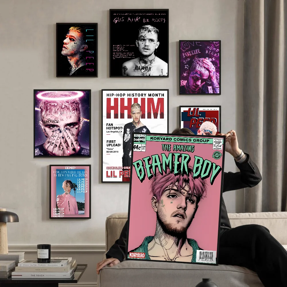 L-Lil P-Peep Hot Singer Classic Movie Posters Vintage Room Bar Cafe Decor Nordic Home Decor