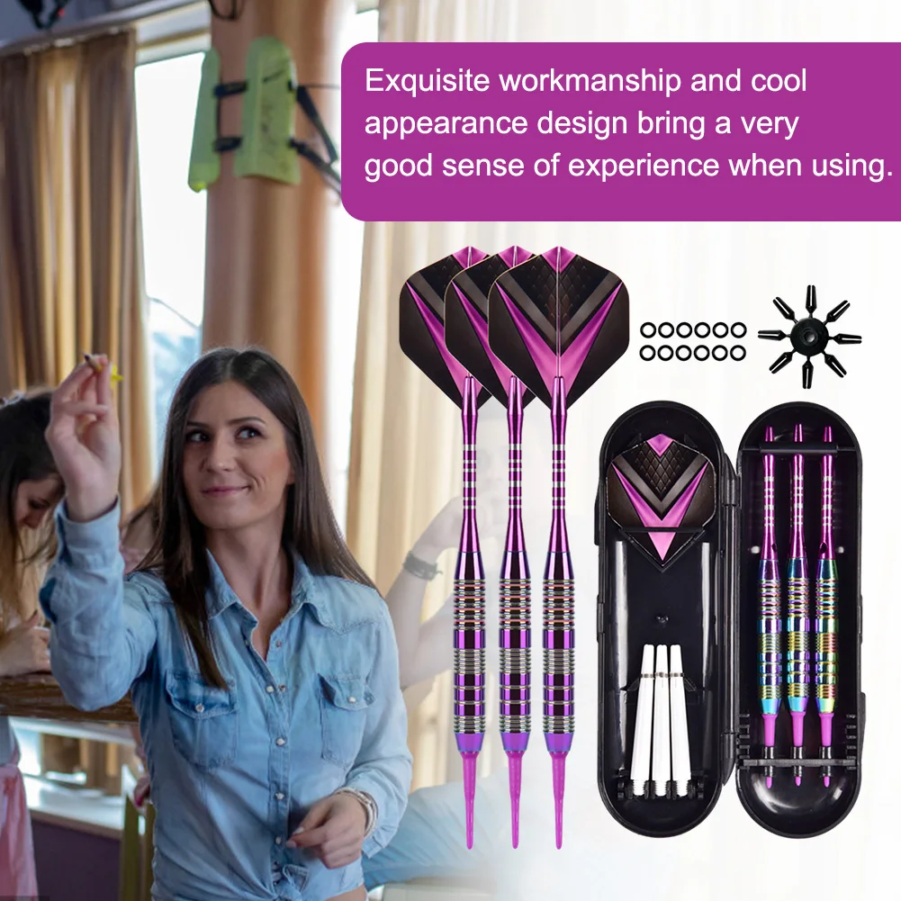 

Набор из 3-х дротиков для метания с защитными колпачками, набор дротиков с мягкими наконечниками, легкий набор дротиков для дартс-борда