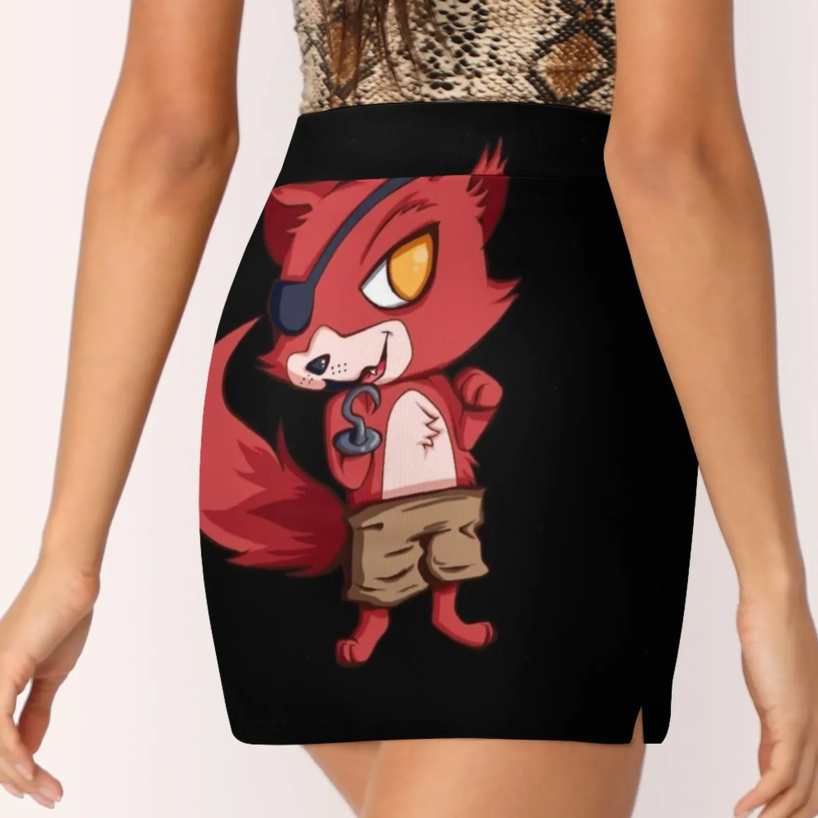 Foxy Funny Five Nights At gonne donna Fashion 2022 pantalone minigonne gonna corta da ufficio Foxy Funny Five Nights At Five