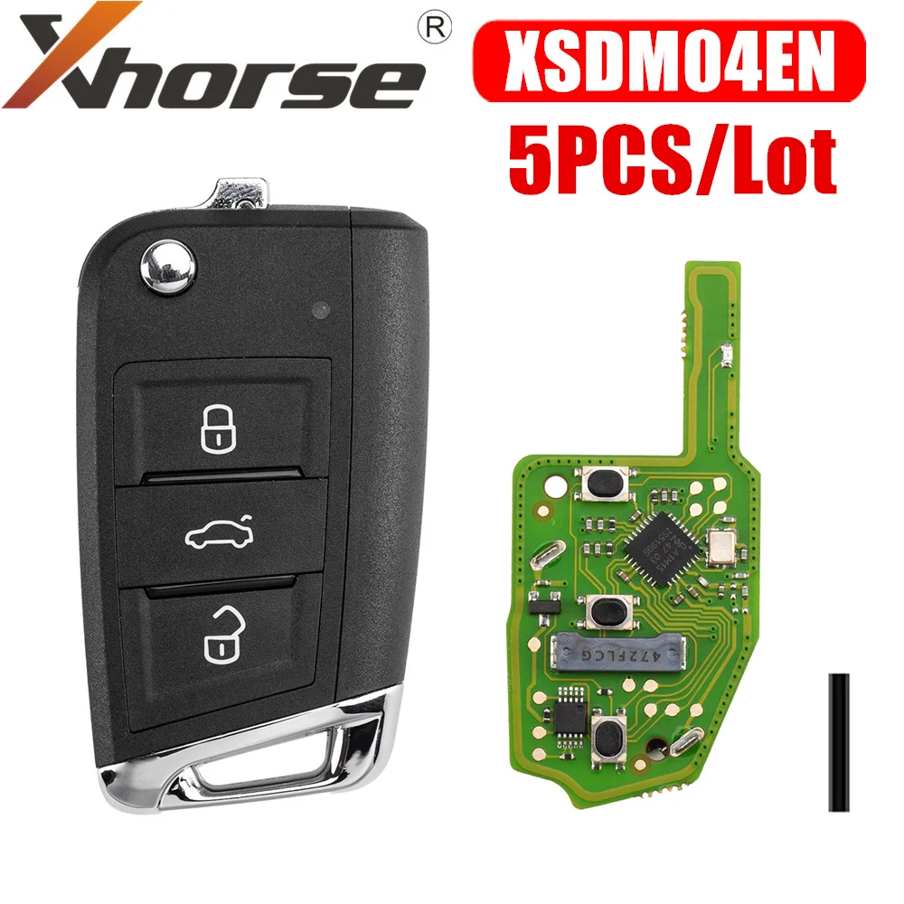 

Xhorse XSDM04EN Universal Smart Proximity MQB Style 3 Button Remote Key 5PCS/Lot