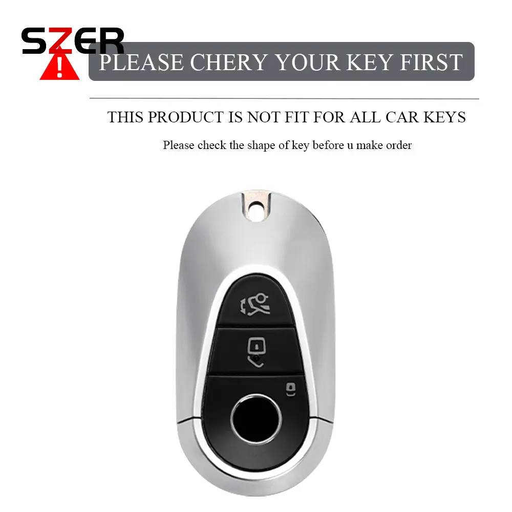 TPU Car Remote Key Case Cover Shell Fob For Mercedes Benz C E Class W223 W206 C260 C300 S450 S500 S400 Protector Holder Keyless