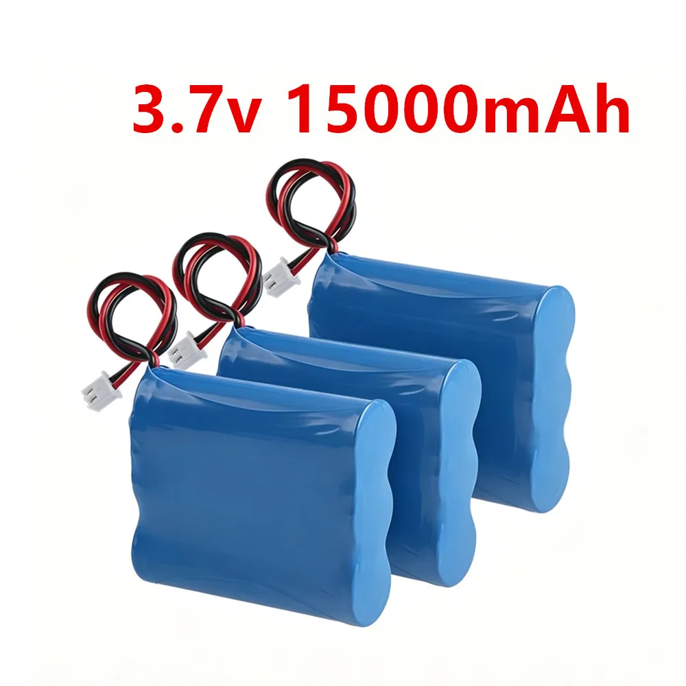 3.7V 18650 15000mah Lithium Battery for Flashlight Bluetooth Speaker Hair Clipper Led Light Toy Car + PCB Protection Board