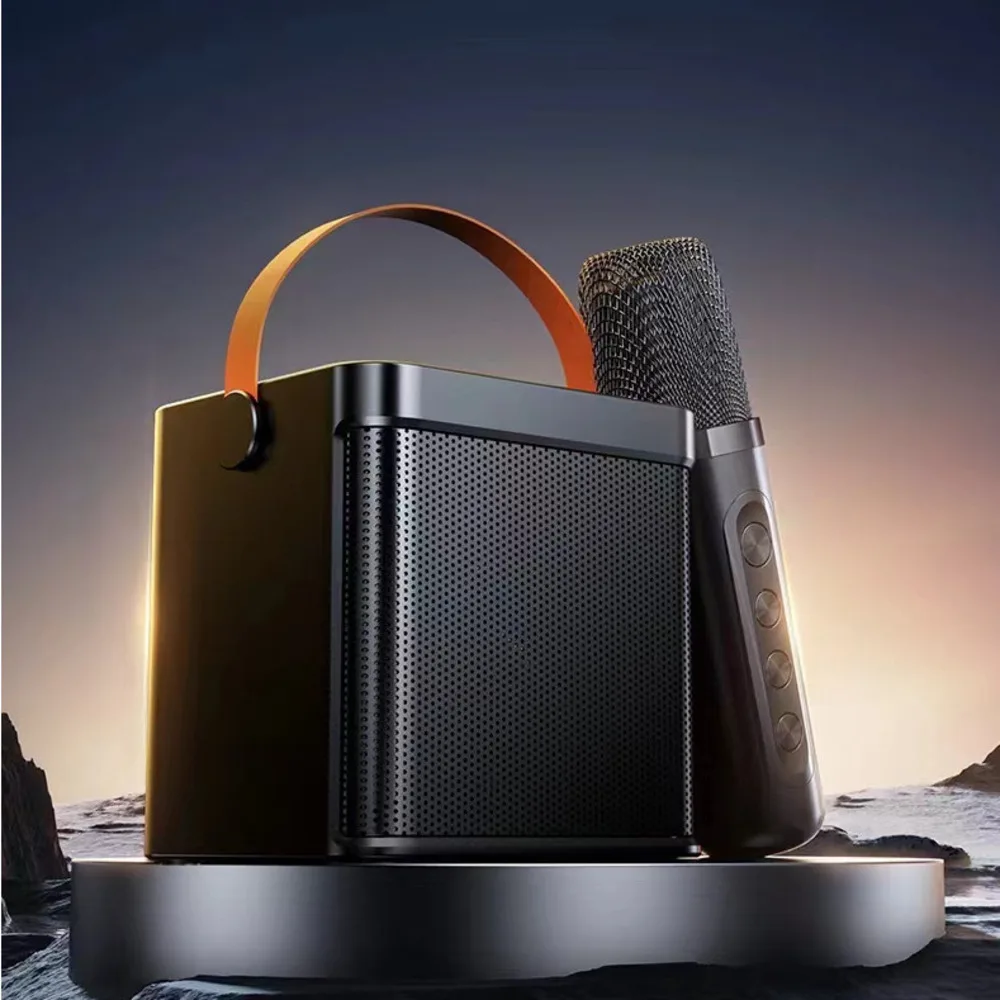 

Karaoke Portable Bluetooth Speaker With Microphone, Children's Wireless Microphone Integrated Audio System