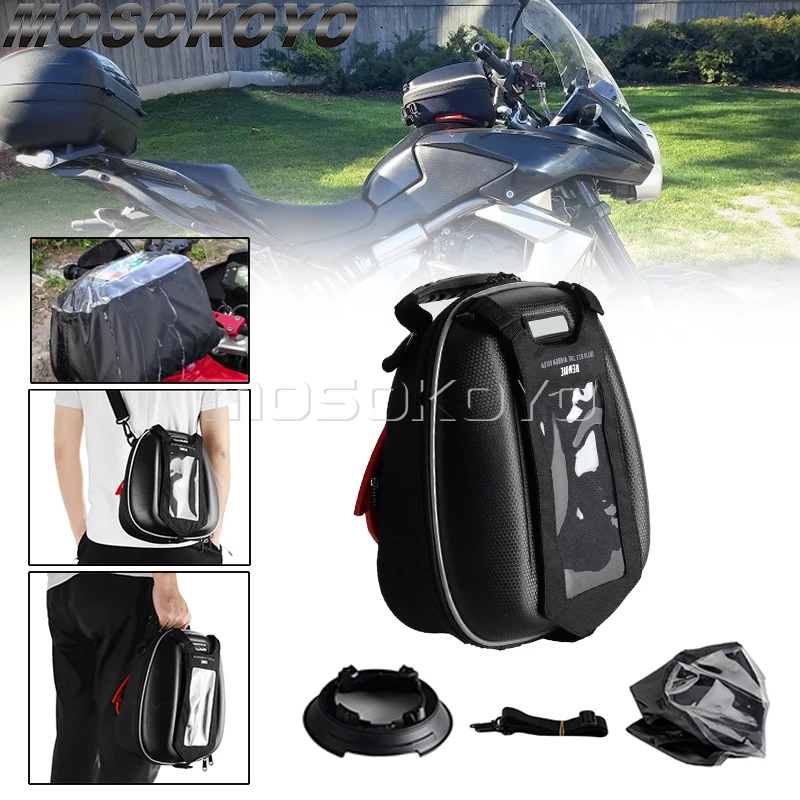 Motorcycle Fuel Tank Bag For Kawasaki Z400 Z900 Z650 Ninja400 Ninja650 Z H2 Ninja 400 650 900 KLX230 KLX230R Fast Lock Bags Case