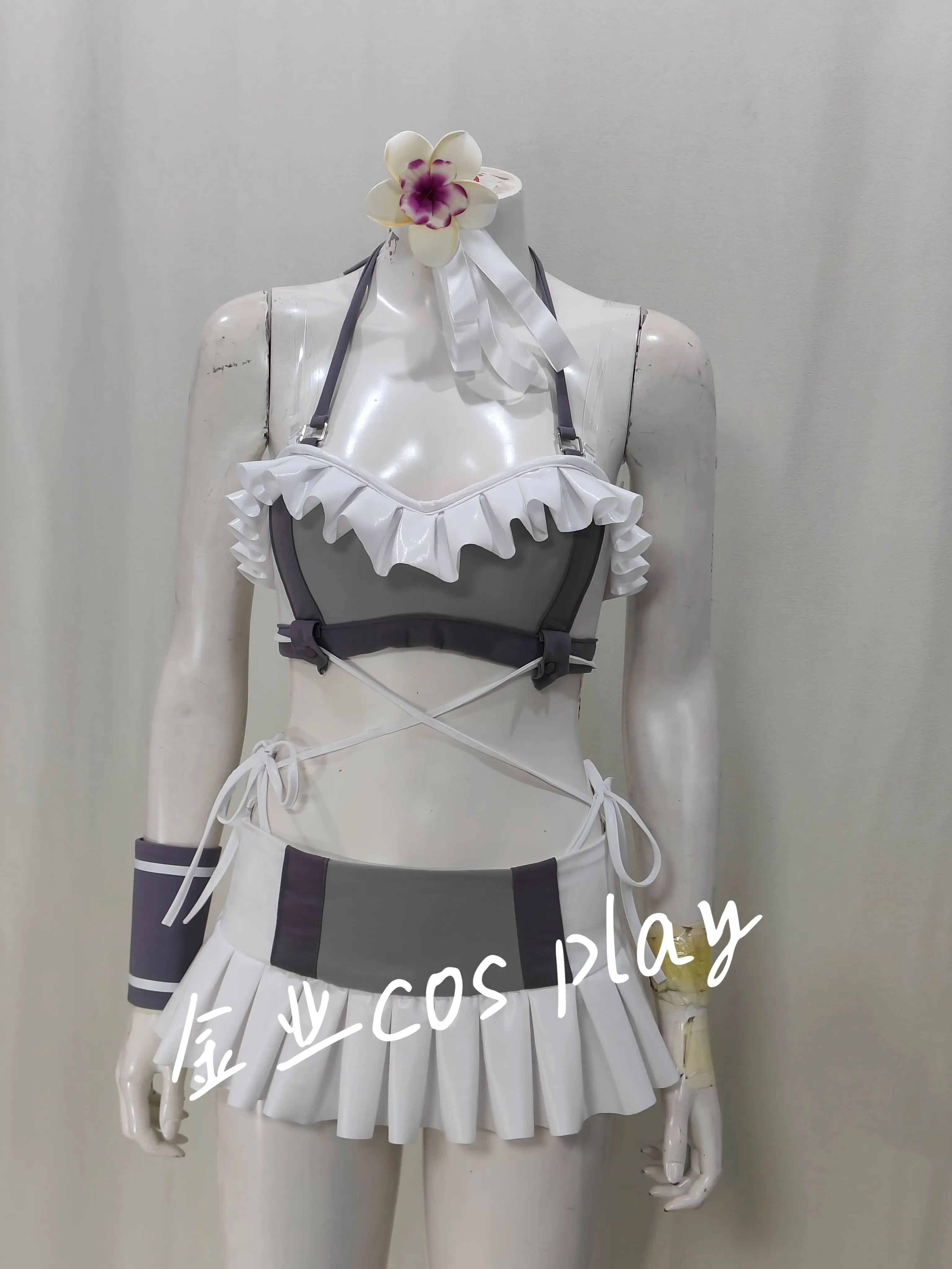 

Tifa Lockhart Costume Anime Game Adult Women Skirts Cosplay Halloween Anime Cosplay Rebirth Tifa Swimsuit Summer Suit
