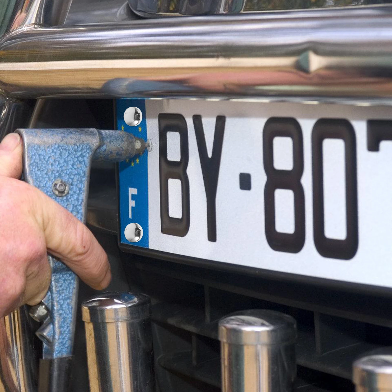 

100pcs Decorative Mirror Bolt Caps Plastic Iron Smooth Rustproof Protective Cover For Screws Nails Furniture Hardware Fixing