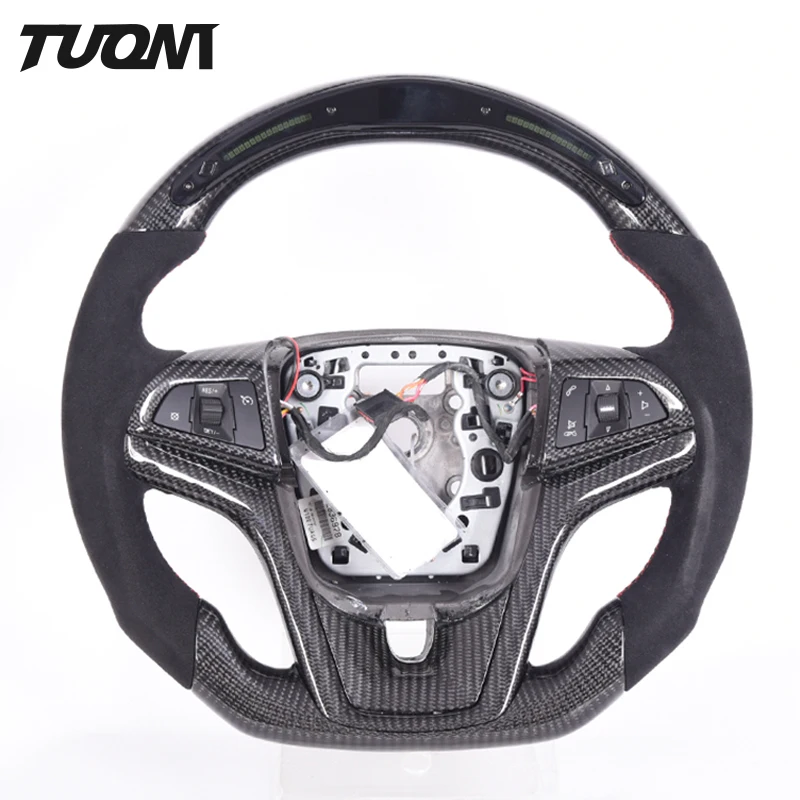 Carbon Fiber Steering Wheel For Chevrolet Corvette Camaro SS ZL1 Racing Car Steering Wheel