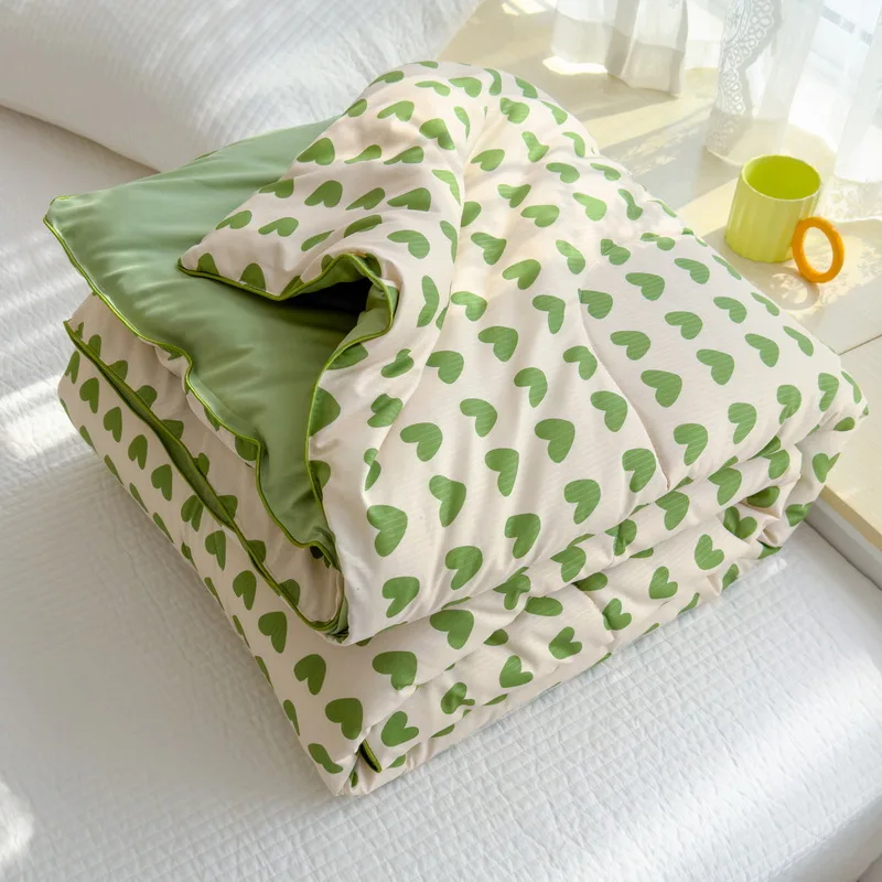 Class a Bubble Cotton Cool Washable Air Conditioning Summer Quilt Home Dormitory Single Thin Qu