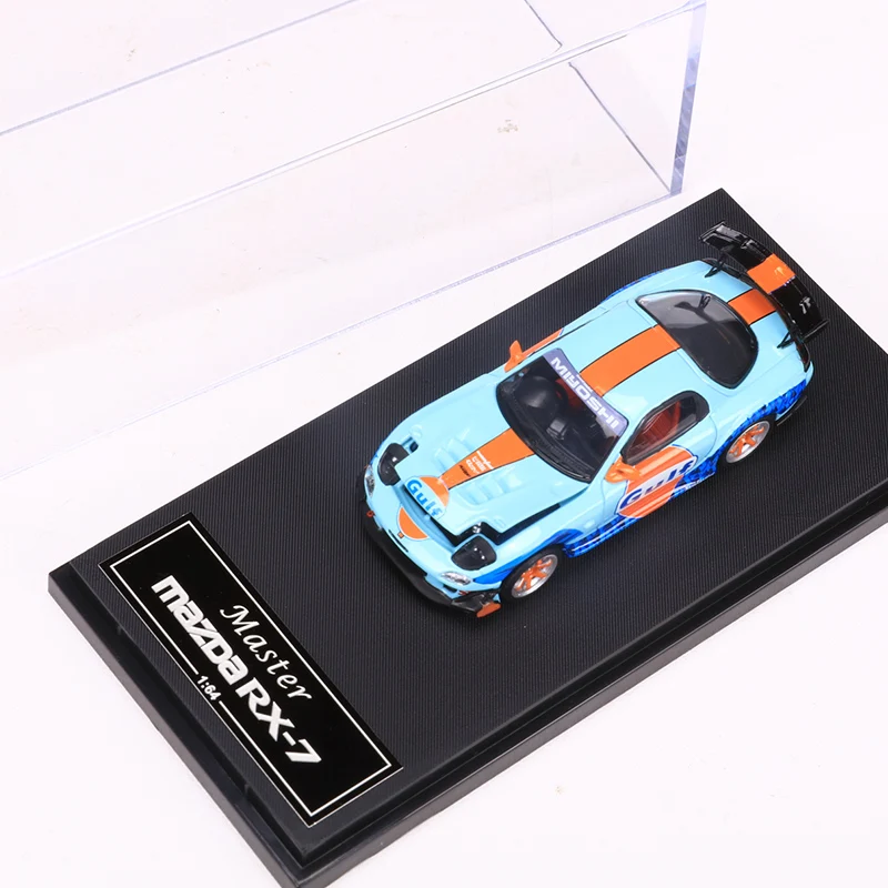 Master 1/64 RX7 GULF alloy car model decoration