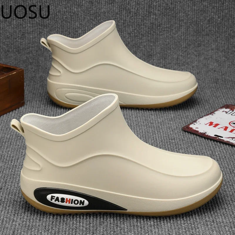 New Arrival Winter Slipper for Menmen's Slippers High-elastic Trendy All-match Explosive Style UOSU Soft Comfortable Chef Shoes