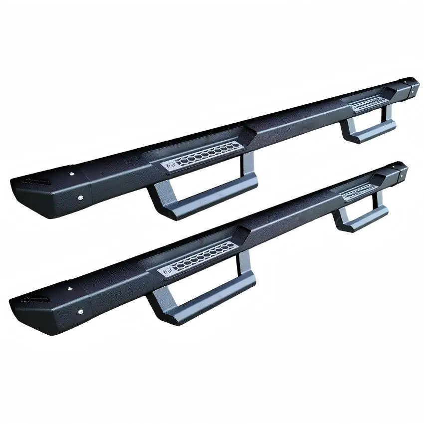 -For Factory-Customized Iron Side Steps Black Welcome Pedals & Running Boards for Ford F150 Pickup Trucks%