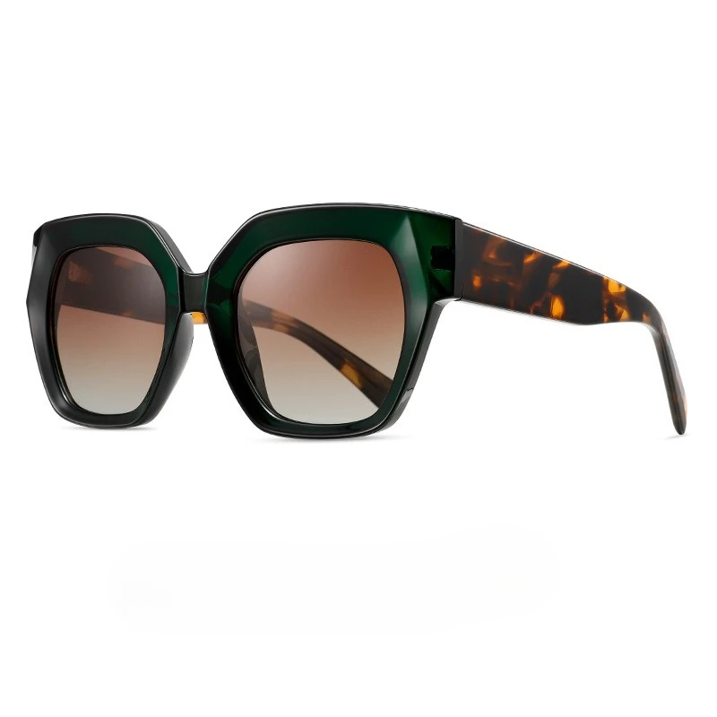 

New Polarized Street Photography Trend and Versatile INS Style Sunglasses Square Inch Space Leading Fashion Sunglasses 26118