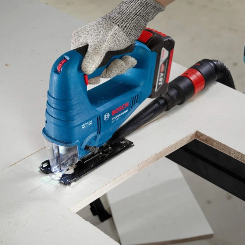 BOSCH GST 183-LI Cordless Jigsaw Professional 18V Brushless Variable Speed Electric Saw for Wood Metal Plastic Cutting GST183-LI