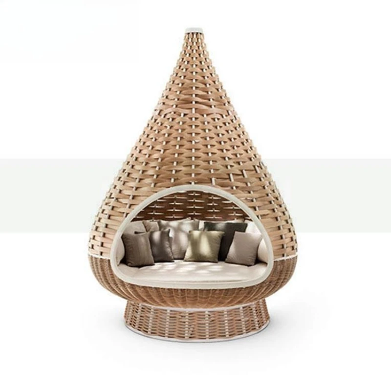

Outdoor Hammock Swing Garden Balcony Rattan Furniture Birdcage Hammock Rattan Chair Hammock